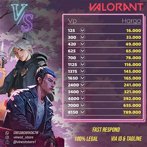 top up valorant termurah
